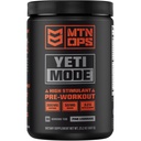 MTN OPS Yeti Mode Pre-Workout Powder - Εκρηκτικό υψηλής διέγερσης με 300mg καφεΐνη, Creatine Monohydrate, Beta-Alanine, και 45mg Niacin - Pink Λεμονάδα Γεύση σε 30 σερβιρίσματος Tub