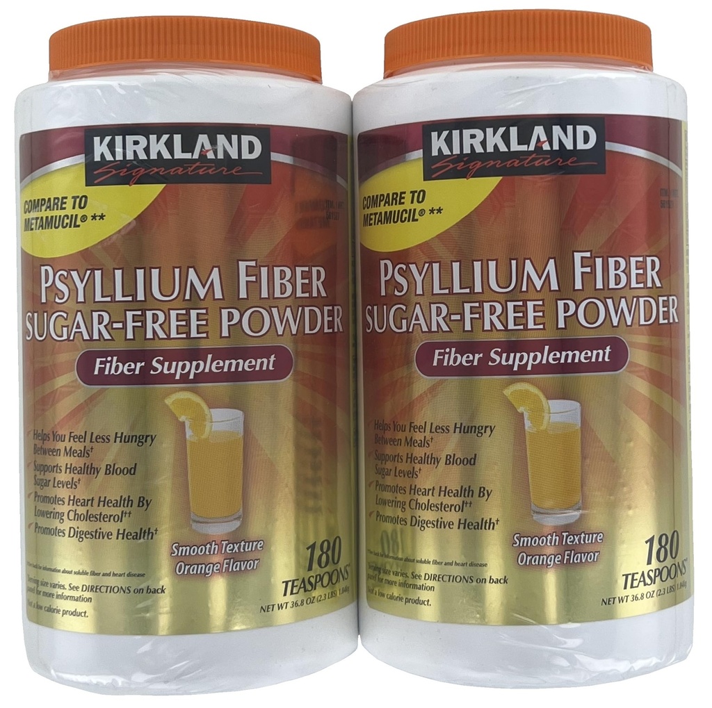 Kirkland Signature Sugar-Free Psyllium Fiber Supplement Σκόνη, 360 ΔόσειςQ