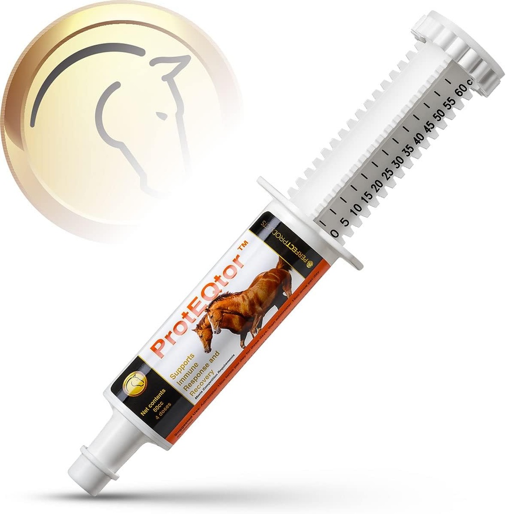 Perfect Products ProteQtor 4-Dose Horse Immune Booster και Εποχική Αλλεργία Ανακουφιστικό Paste, 60cc