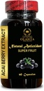 εκχύλισμα ACAI Berry - Αντιοξειδωτικό πλούσιο, χωρίς γλουτένη και χωρίς γλουτένη εκχύλισμα acai berry, Superfood καλλιεργείται στη Βραζιλία acai Βιταμίνες - 1 φιάλη 60 κάψουλες
