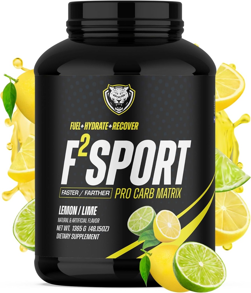 6AM Run F2 Sport Pro Endurance Fuel – Cluster Dextrin® Carb Matrix με ηλεκτρολύτες για τρέξιμο, εκπαίδευση και ανάκτηση (50 εξυπηρετούν, λεμόνι Lime)