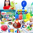 UNGLINGA 100+ Science Lab Experiments Kit for Kids, S.T.E.M Project Δραστηριότητες Εκπαιδευτικά γενέθλια Παιχνίδια Δώρα για Αγόρια, Chemistry Set, Gems Dig, Volcano, Λαμπερά Σκουλήκια