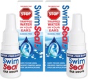 SwimSealTM Twin-Pack Όλα τα φυσικά σταγόνες αυτιού Swimmer για καθημερινή χρήση και όχι σταγόνες αλκοόλ ή ωτοασπίδες. Η Λύση για τα Αυτιά Σας για Όλο το Νερό Έκθεση για Όλους τους Αιώνες.