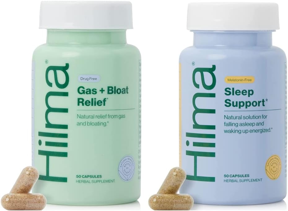 Hilma φυσικό αέριο & Bloating Relief and sleep support Bundle