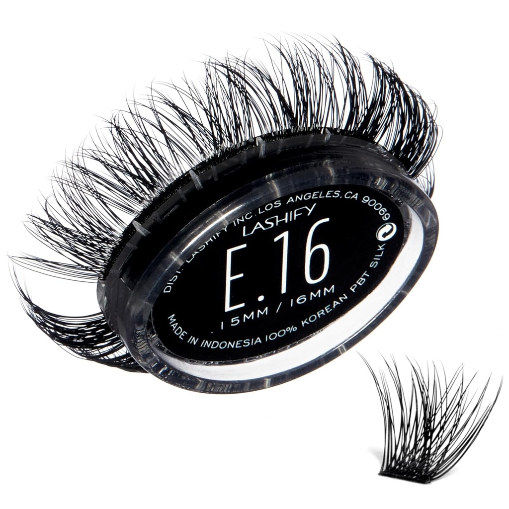 Lashify Extreme 16mm Gossamer DIY Επεκτάσεις βλεφαρίδων Refill, Μαύρο, Easy False Lashes To Add Tremendous Volume