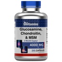 tnvitamins Glucosamine, Chondroitin, & MSM (4000 MG - 240 κάψουλες) για άνδρες και γυναίκες 