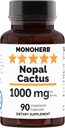 Nopal Cactus 1000 mg - 90 Κάψουλες Veg