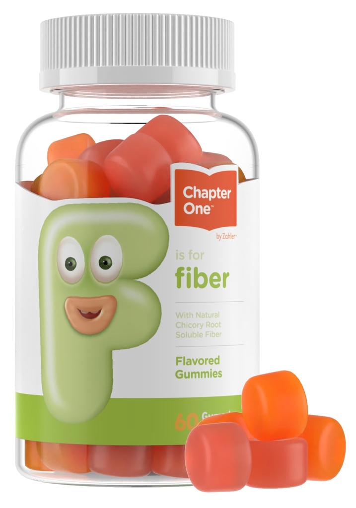 Zahler - Fiber Gummies για ενήλικες & παιδιά (60 Count) Certified Kosher Adult & Kids Fiber Gummy Chews for Digestion Support, Healthy Regularity & General Health - Μασώμενα συμπληρώματα παιδικών ινών