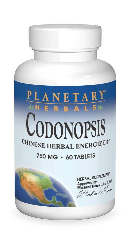 Πλανητικά Βότανα Δισκία Codonopsis, 750 mg, 60 Count
