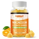 Μαγνήσιο Γλυκινικό Gummies 1000mg - Συμπλήρωμα μαγνησίου χωρίς ζάχαρη με βιταμίνη D, B6, CoQ10 για υποστήριξη ηρεμίας & ύπνου - 60 Orange Gummies