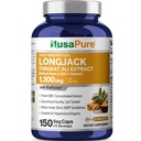 NusaPure Longjack Tongkat Ali 260.000mg 150 Veggie Caps (Μη ΓΤΟ, Χωρίς γλουτένη) Βιοπερίνη