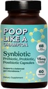 Poop Like a Champion Gut Power Synbiotic (Prebiotic, Probiotic, Postbiotic) – 60 Κάψουλες, Vegan, Non-GMO Digestive Health Supplement, 6,5 δισεκατομμύρια CFU