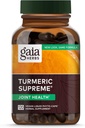 Gaia Herbs Turmeric Supreme Joint Health - Joint support Supplement - Με Quercetin, Black Pepper, Boswellia, Ginger Root, Curcuminoids, & More-120 Liquid Phyto-Capsules (30-Day Supply)