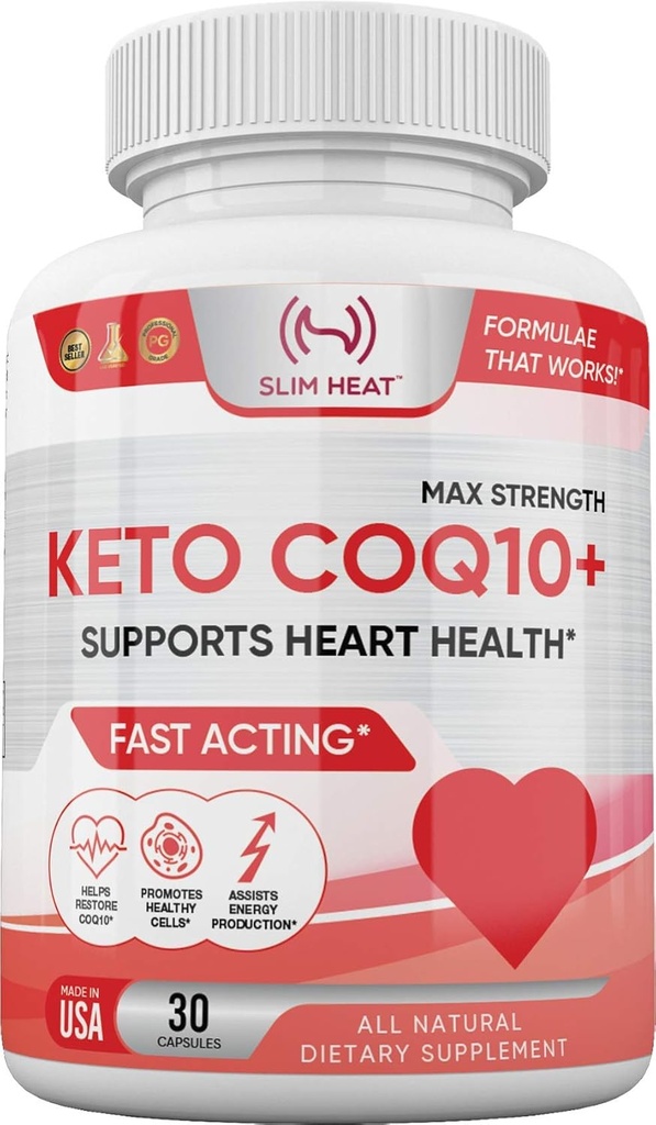 CoQ10 200mg - Φόρμουλα γρήγορης απορρόφησης για γυναίκες και άνδρες - Υποστηρίζει υγιή καρδιά - Όλα φυσικό συνένζυμο Q10 συμπλήρωμα - μη GMO, Made in USA - 30 Day Supply