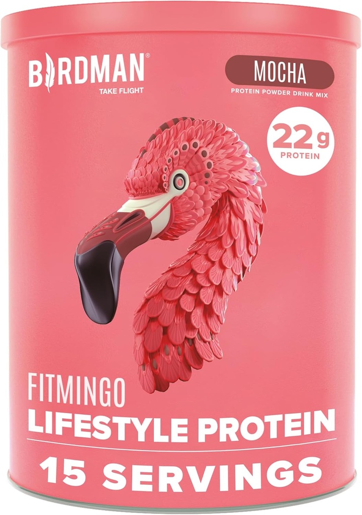 BIRDMAN Fitmingo Vegan Protein Powder με Inositol, Collagen Boosters, Hyaluronic Acid και Βιταμίνες 
