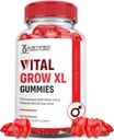Justified Laboratories Vital Grow XL Performance Gummies 1000MG Advanced Formula Formula Formated with ACV Pomegranate Beet Juice Powder B12 Vegan Non GMO 60 Gummys