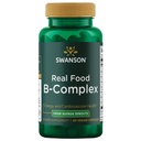 Swanson Real Food Vitamin B-Complex 60 Veg Capsules