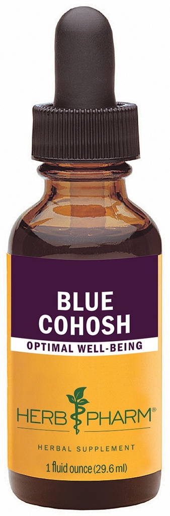 Βότανο Pharm Certified Organic Blue Cohosh Liquid Extract - 1 ουγγιά