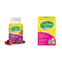 Culturelle Daily Probiotic for Kids + Veggie Fiber Gummies (Ages 3+) - 60 Count & Kids Chewable Daily Probiotic for Kids, Ηλικίες 3+, 30 Count