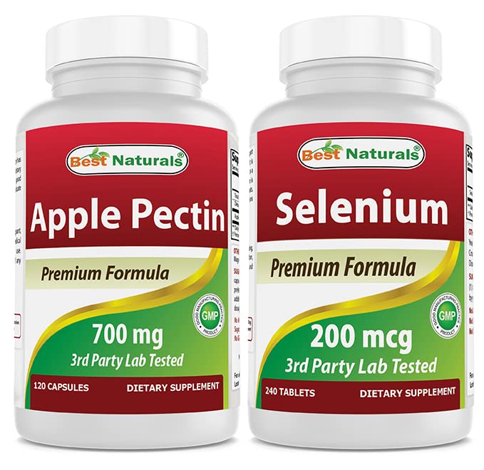 Best Naturals Apple Pectin 700 mg & Σελήνιο 200 mcg