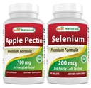 Best Naturals Apple Pectin 700 mg & Σελήνιο 200 mcg