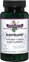 Vitanica Sleepblend, Non Habit Forming Sleep Support Supplement, με μελατονίνη, βαλεριάνα Root, Passionflower και λυκίσκους, Vegan, 60 κάψουλες