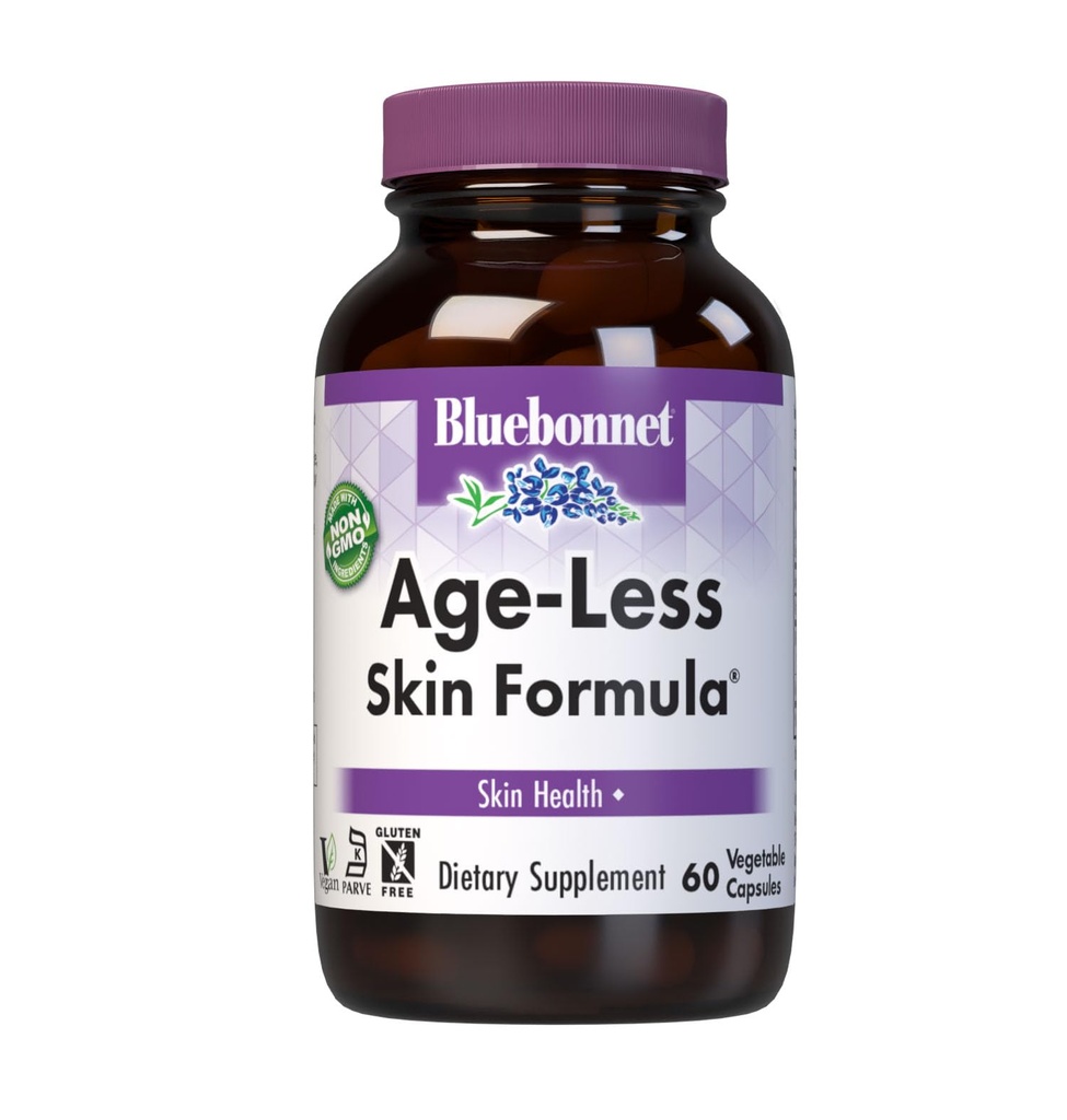 BlueBonnet Age-Less Δέρμα Φόρμουλα Κάψουλες, 60 Count