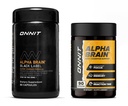 ONNIT Premium Alpha Brain Bundle - Nootropic Brain Supplement (90 Ct) + Black Label Citicoline Mental Speed, Προσοχή & Γνωστική Υποστήριξη Συμπλήρωμα (80 Ct)- Προάγει την εστίαση, τη συγκέντρωση και τη μνήμη