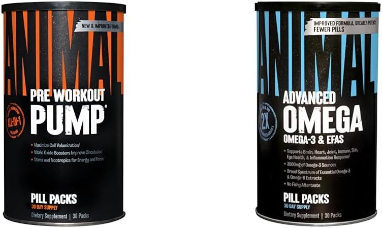 Προεργασία αντλίας ζώων 30 Omega Omega 3-6 30 ημέρα πακέτο