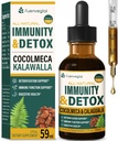 Cocolmeca Bark Immunity & Detox Drop, Εκχύλισμα βοτάνων με πολυποδίου Leucotomos Sarsaparilla Milk Thistle συμπλήρωμα υποστήριξης Αποτοξίνωση, ανοσοποιητικό σύστημα, Digestive Health. 2oz