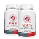 Silver Fern Stress Complex Supplement - Without Caffeine - Sleep, Worry | Mood & More - with Saffron Supplements, L-Theanine Supplement, & Myo-inositol - Natural Stress Relief Supplement (Pack of 2)