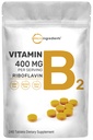 Micro Συστατικά Ριβοφλαβίνη Βιταμίνη B2, 400mg ανά υπηρεσία, 240 Mini Tablets 
