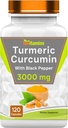 tnvitamins Κάψουλες κουρκουμίνης Turmeric Curcumin με Μαύρο Πιπέρι 