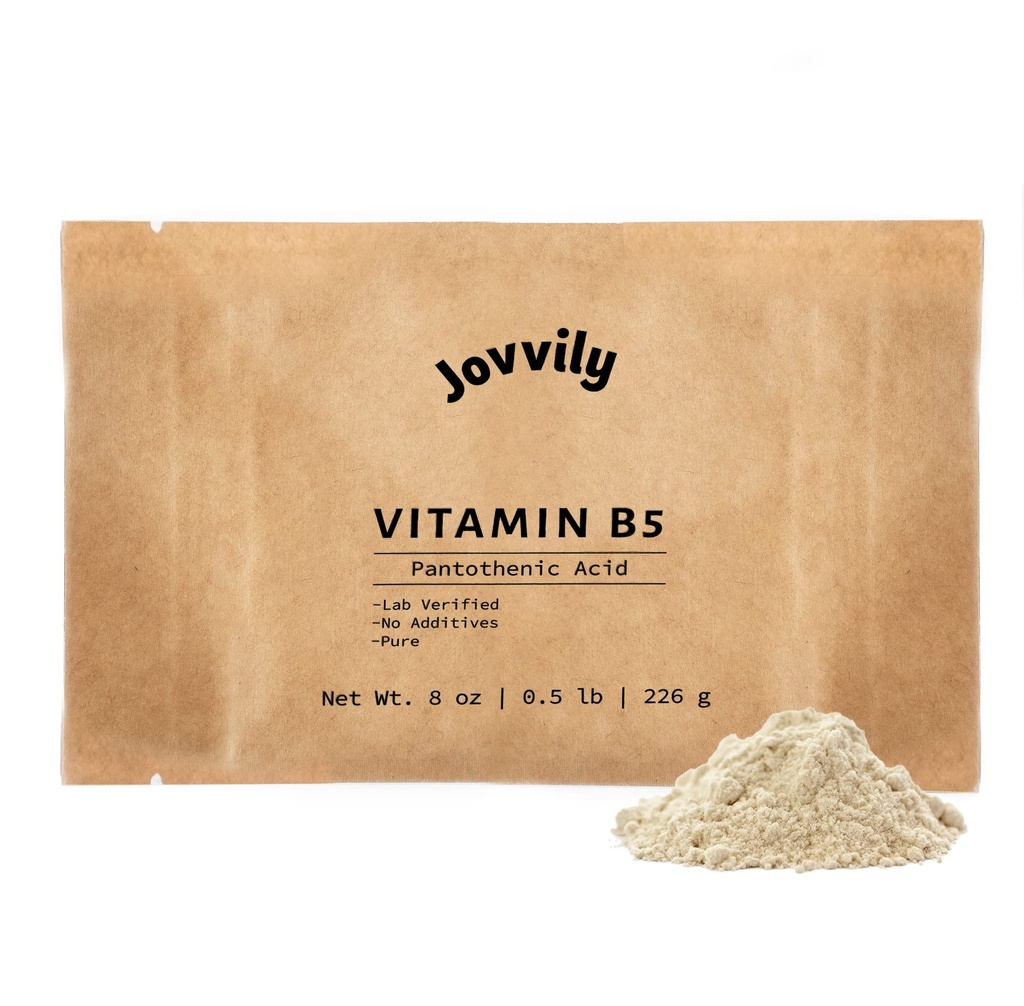 Βιταμίνη Β5 - Παντοθενικό οξύ - 8 oz - D-Calcium Pantothenate - Πάντα καθαρό - χωρίς πληρωτικά ή πρόσθετα