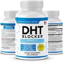 DHT Blocker - συμπλήρωμα ανάπτυξης μαλλιών για τη γενετική λείανση για τους άνδρες και τις γυναίκες - βοηθά την απώλεια μαλλιών & διεγερθεί οζώδης ανάπτυξη με πριόνι Palmetto, βιοτίνη & σίδηρο - συμπληρώματα ανάπτυξης οζώδες χάπια