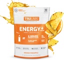 TRULABS Αντοχή, ενέργεια + εστίαση, σε σκόνη μείγμα ποτών, πορτοκαλί ανανά (10ct)