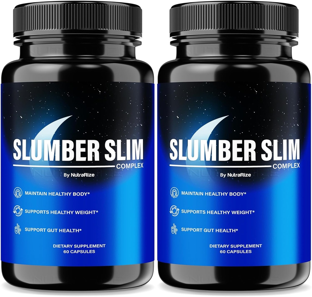 (2 Pack) Slumber Slim Weight Loss, Επίσημη SlumberSlim Complex Formula, Όλα τα φυσικά χάπια για την υποστήριξη της καταλληλότητας και της γενικής ευεξίας, Premium Keto κάψουλες, Slumber Slim Κριτικές (120 κάψουλες)