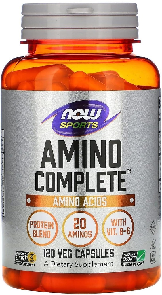 Τώρα Τρόφιμα Amino Πλήρης, 120 καπάκια
