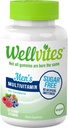 Wellvites Sugar Free Multivitamin Gummies for Men, Vegan and Non-GMO - Βιταμίνη Α, Β6, και Β12, Βιοτίνη και Folate, Βιταμίνες για άνδρες, Χωρίς Τεχνητά γλυκαντικά, Χωρίς γλουτένη, 60 Count (30 Day Supply)