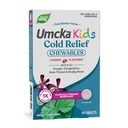 Nature's Way Kids Cold Relief Chewables, Umcka, Ηλικίες 6+, Σύντομη διάρκεια και μειώνει τη σοβαρότητα, το πολύ-Συμπτώματα Ψυχρή Θεραπεία, Μη-Νύχτα, Κεράσι Γεύση, 10 δισκία
