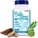 15 ημέρα καθαρισμού καψάκιο, Colon Cleanse Detox και Gut Υγεία για γυναίκες και άνδρες, με Senna, Cascara Sagrada & Psyllium Husk, 30 κάψουλες