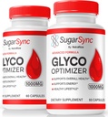NutraRize (2 Pack) Sugar Sync Glyco Optimizer Κάψουλες, Επίσημη SugarSync Glyco Optimizer, Sugar Sync Joint Optimizer, Sugar Sync Gluc Cleanse Formula, SugarSync Glycol Reviews (120 Κάψουλες)