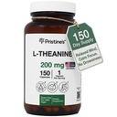 PRISTINE'S L Theanine Sleep Quality Support Amino Acid Supplement - 200MG 150 Day Supply - Relaxation & Mood Support Caps - Vegan Non-GMO & Gluten Free