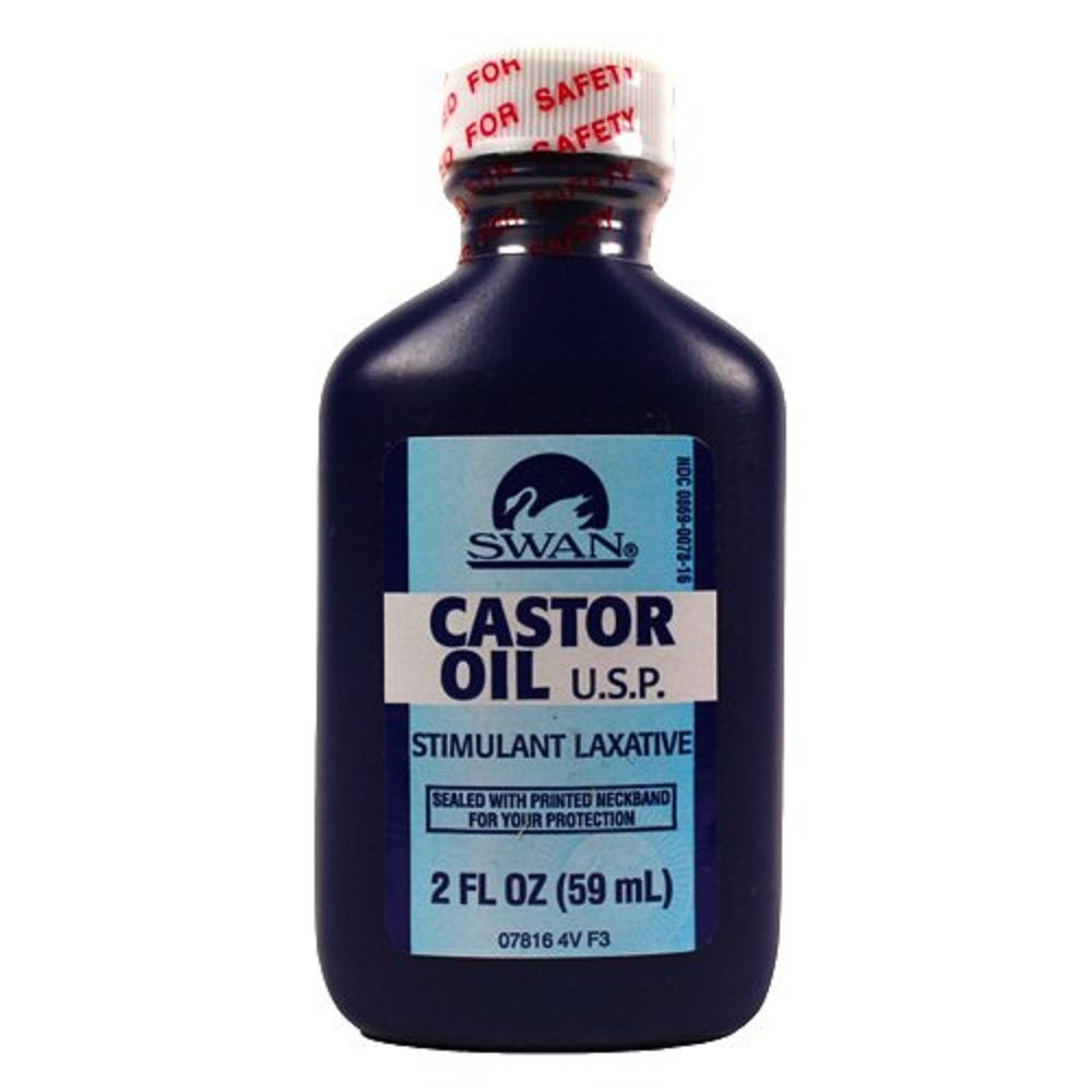 Κύκνος Castor Oil - 2 oz μπουκάλι, (4 συσκευασία)