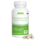 Igennus υψηλής αντοχής Ashwagandha Stress Relief Complex, L-Θεανίνη & Μαγνήσιο & KSM-66 Root Extract Adaptogens, μεθυλιωμένες βιταμίνες Β, υποστήριξη ηρεμίας & ύπνου, καθαρή ετικέτα, 60 κάψουλες ταχείας δράσης