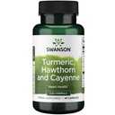 Swanson Full Spectrum Turmeric Hawthorn & Cayenne 60 Capsules