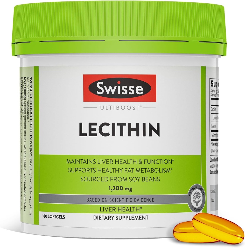 Swisse Soy Lecithin 1200mg Softgels Κάψουλες 