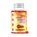 Vitamatic Sugar Free Vitamin D3-120 Pectin Based Gummies - Μεγάλη Γεύση - Υγιή Οστά, Mood & Immune System Function - Μη ΓΤΟ - 120 Μερίδες (1000 IU)