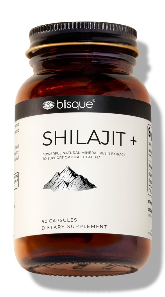 Blisque – Καθαρό οργανικό Shilajit εκχύλισμα Resσίνης Κάψουλες 