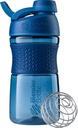 BlenderBottle SportMixer Shaker μπουκάλι Ιδανικό για πρωτεϊνικές ανακινήσεις και προ προπόνηση, 20-Ounce, Ναυτικό